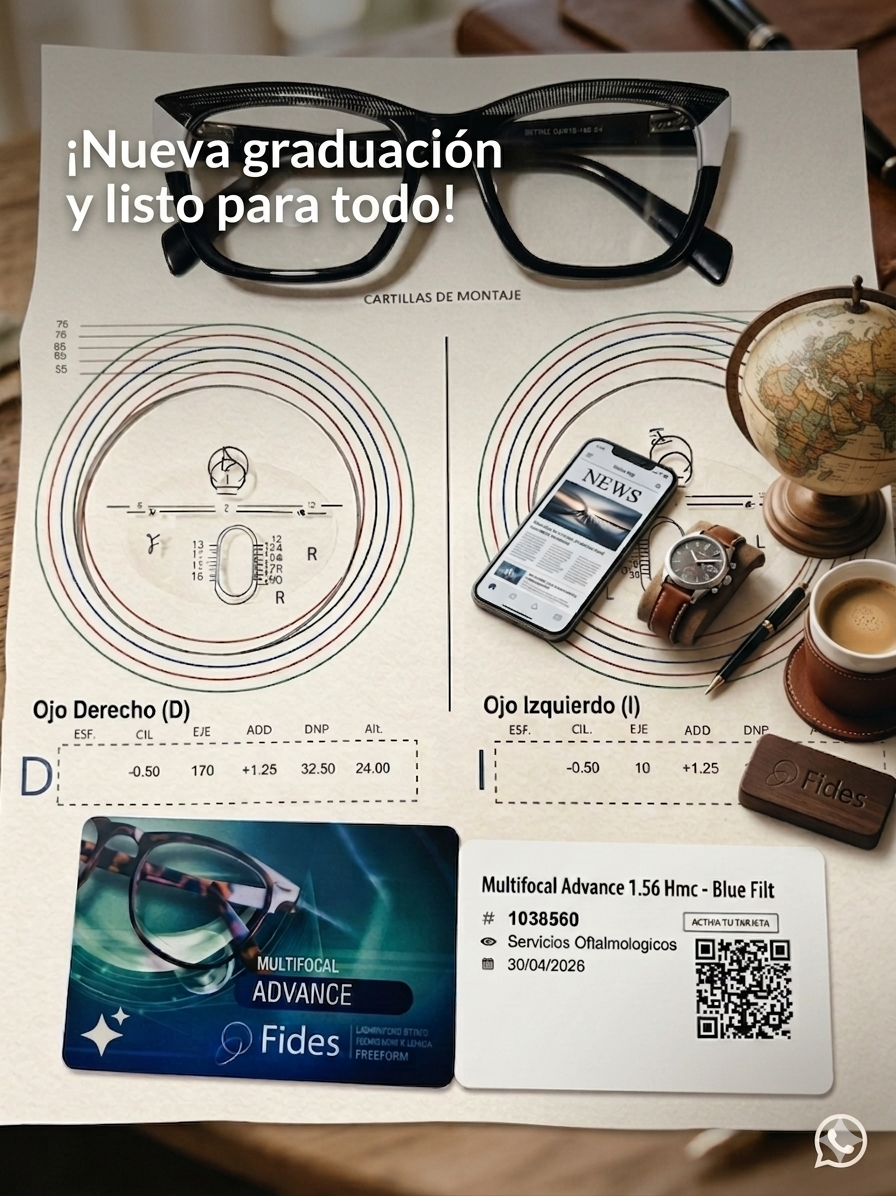 Lente óptico de alta tecnología en Óptica Caracol